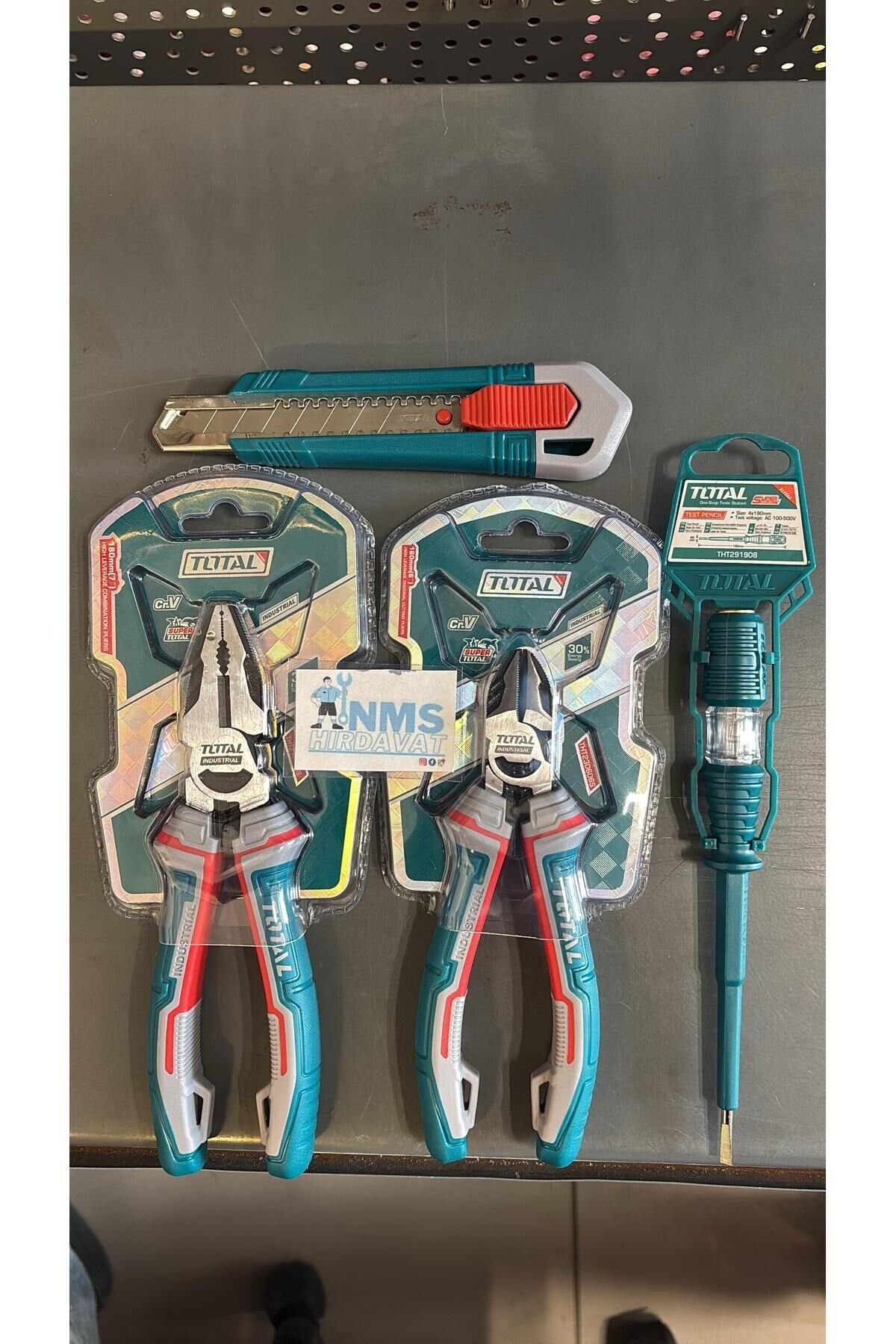 Total 180 MM Pense ve 160 MM Yan Keski 190 MM Kontrol Kalm  Seti 4 Parça Yüksek Kalite