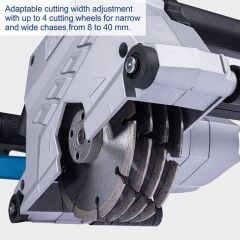 SCHEPPACH MNF2250 Kanal Açma Makinesi 2250W Güçlü Motor ve Ergonomik Tasarım ile Hızlı Kanal Açma