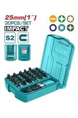 Total 30 Parça Darbeli Bits Uç Seti TACSD18306