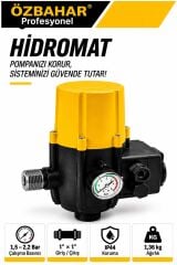 Özbahar Profesyonel Hidromat – Otomatik Pompa Kontrolü, Manometre ve Kuru Çalışma Koruması