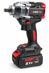 CMC Profesyonel 21V Kömürsüz Akülü Somun Sökme ve Sıkma Makinesi – 1100 Nm, 1/2 İnç, Çift 4 Ah Akü