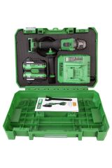 Haispro JM-125A Profesyonel Akülü Taşlama Makinası 21 V 2x4 Ah Çift Akü