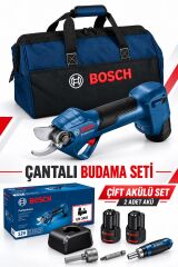 Bosch Professional Ggp 12V-25 (06008D8100) 2X3.0 Ah Akülü Ağaç Budama Makası Çantalı Set