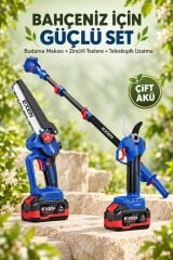 Exen Eng 604 Set + Eng 680 Ts Şarjlı Bahçe Seti (Teleskopik Uzatma Dahil)