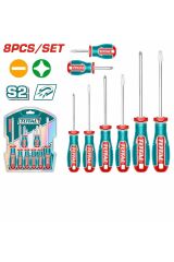 Total 8 Parça Tornavida Seti Yüksek Kalite TKSDS0826