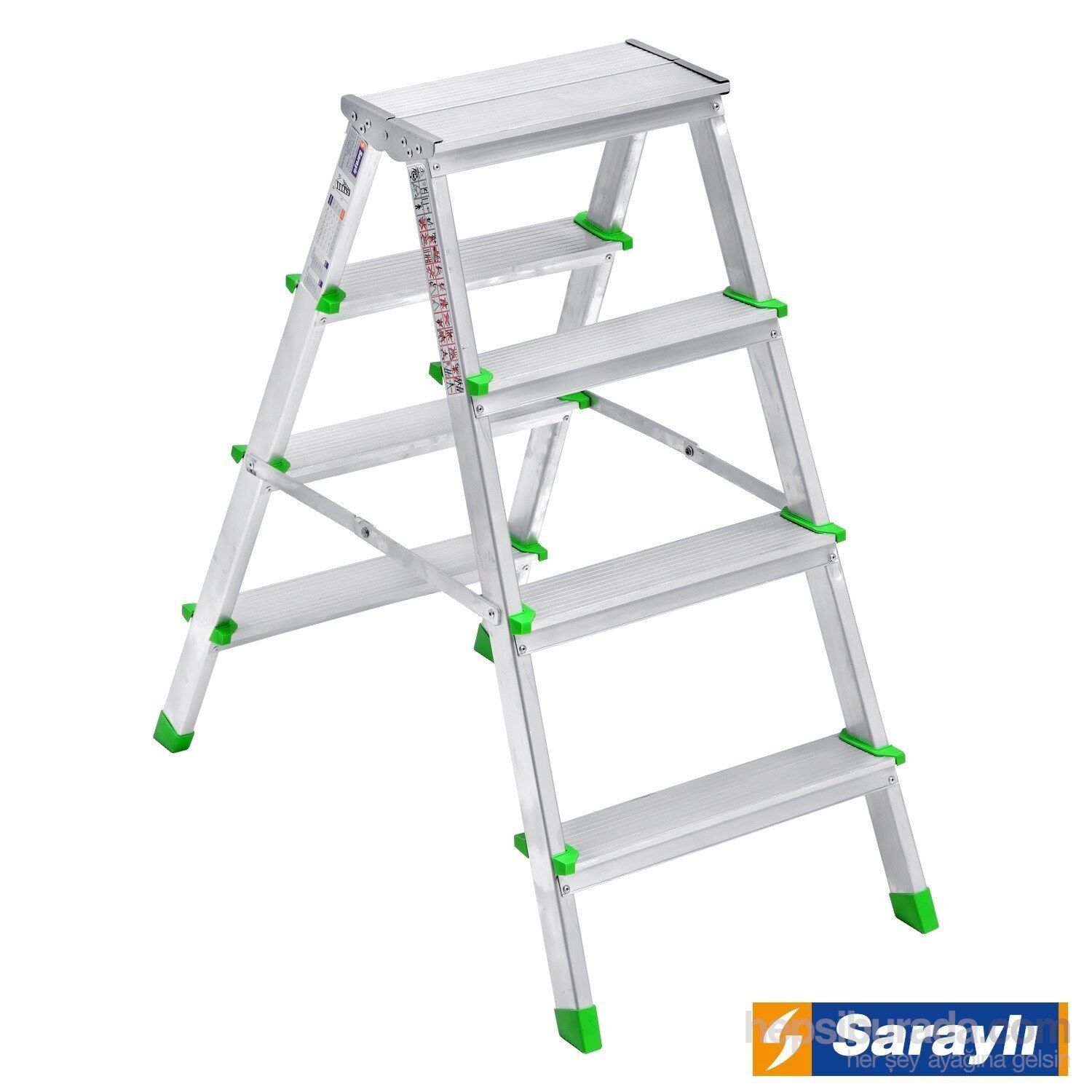 SARAYLI Alüminyum Merdivem Çift Taraflı 4+4