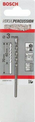 Bosch  - Beton Matkap Ucu Cyl-3 - 3 X 40 X 70 Mm, D 2,8 Mm