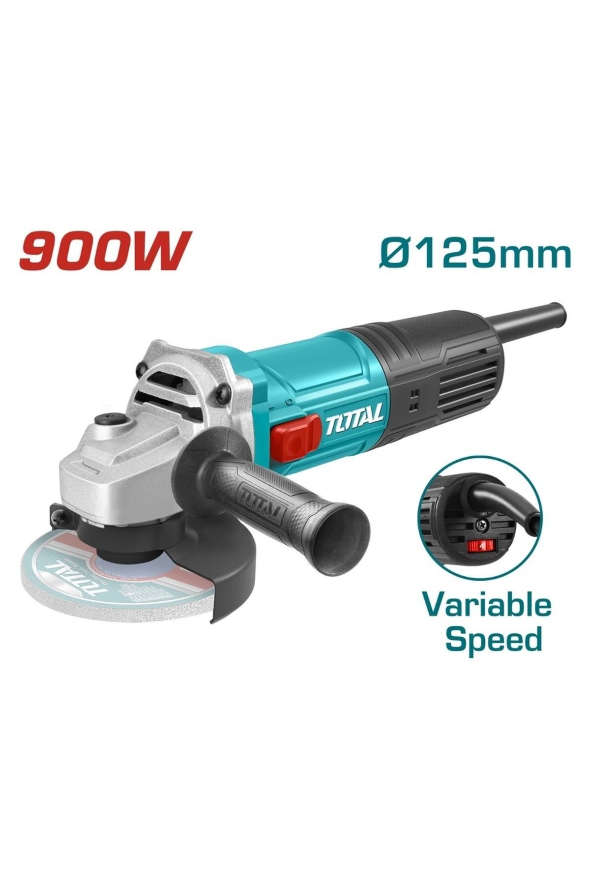 Total Devir Ayarlı Avuç Taşlama 900 Watt