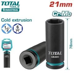 Total 21 Mm 1/2 Altı Köşe Darbeli Derin Lokma THDIS12212L