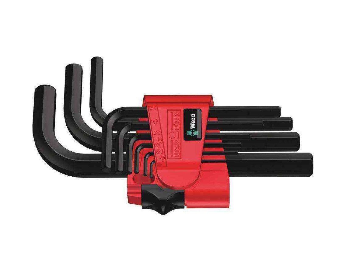 Wera 950-9 Hex-Plus 9 Lu Kısa Alyan Set 05021737001
