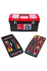 İzeltaş 19” Plastik Takım Çantası Elektrikçi Set ( 23 Parça)