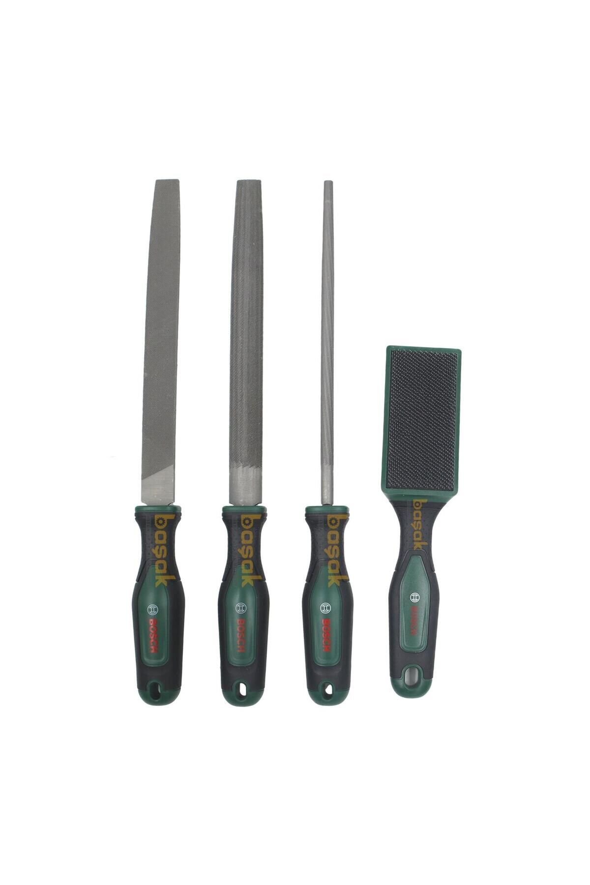 Bosch 200 mm 3’lü Metal Eğe Seti 8'' Orta Diş + Eğe Fırçası 1600A034GM