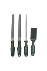 Bosch 200 mm 3’lü Metal Eğe Seti 8'' Orta Diş + Eğe Fırçası 1600A034GM