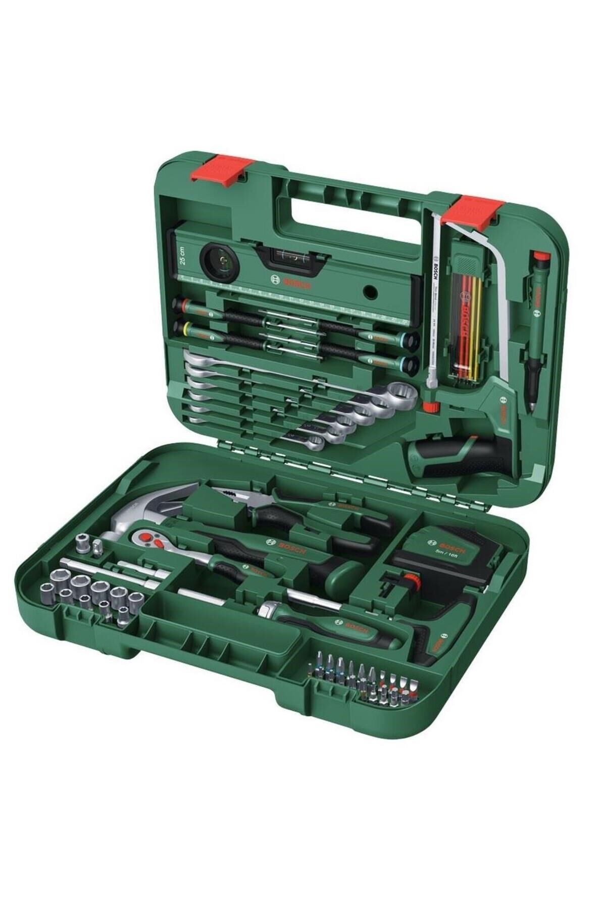 Bosch 64 Parça El Aleti-Lokma-Anahtar-Bits Uç Seti 1600A02ZB3