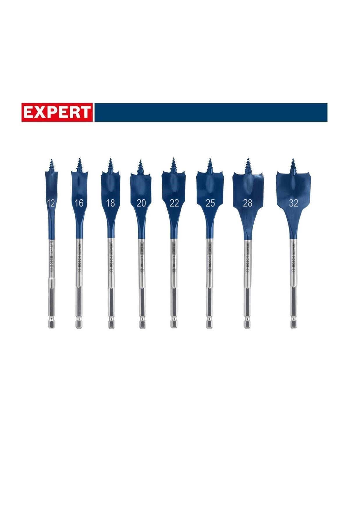 Bosch Expert 12-32 mm 8’li Yaprak Matkap Ucu Seti 2608902111