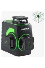 PROTER PL 460 LS 4 X 360 Şakül 4.0 Ah 3.7 V Li - on Pil (Yeşil Lazer Şarjlı)