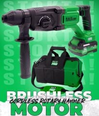 HaisPro Profesyonel Akülü Darbeli Kırıcı Delici Matkap 21 V 4.0 Ah Çift Akü ZA-DS-195