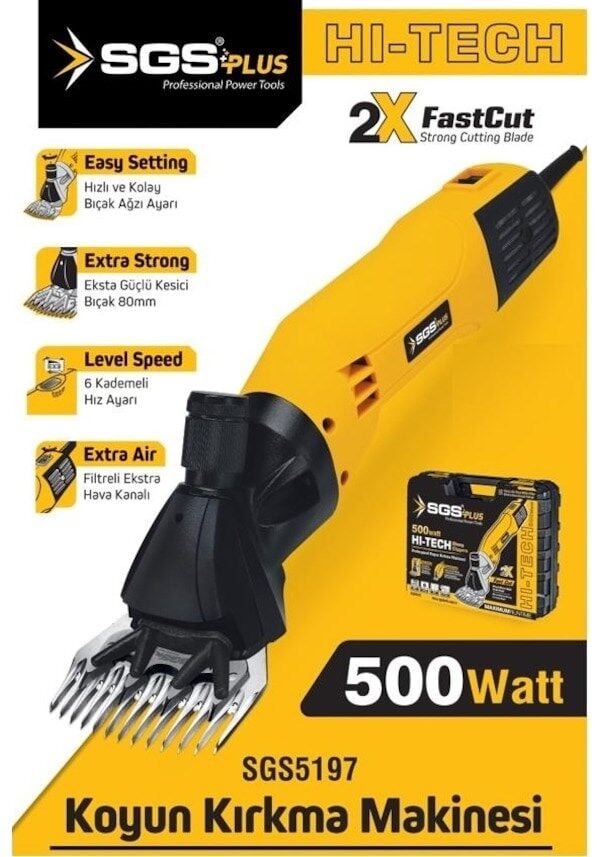 Sgs 5197 Koyun Kırpma Makinası 500W