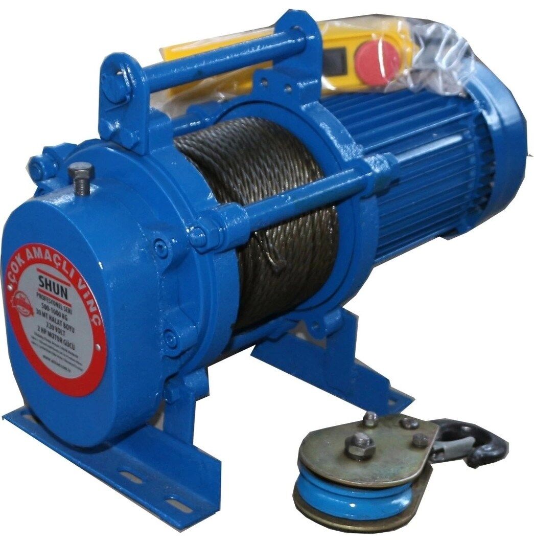Shun 1000 kg Profesyonel Vinç 380 Volt 30 Metre