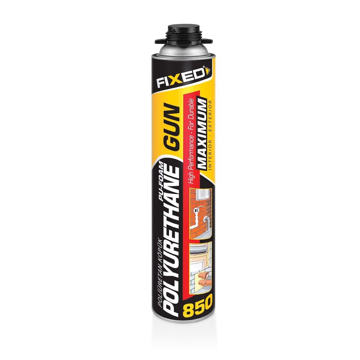 SGS FIXED POLİÜRETAN KÖPÜK 850GR (TABANCALI) F850T