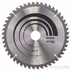 Bosch  - Optiline Serisi Ahşap İçin Daire Testere Bıçağı - 210 X 30 X 2,0 Mm, 48 Diş