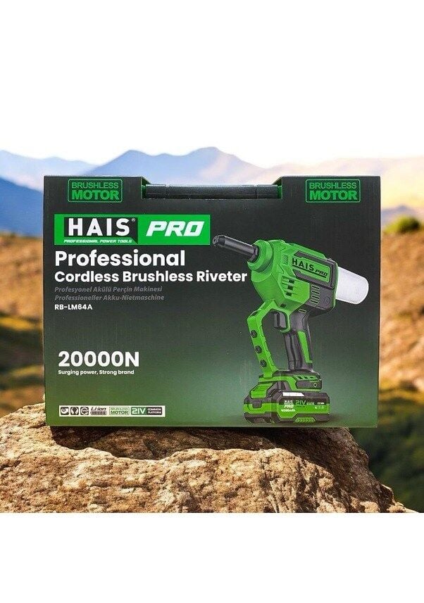 HaisPro Perçin Makinası 21v Dc-4.0ah Rb-lm64