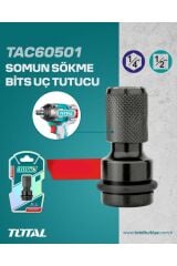 Total Somun Sökme Bits Uç Tutucu Adaptörü 1/4-1/2 TAC60501