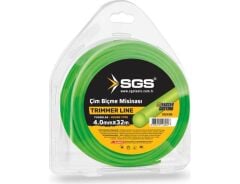 SGS4306 Sgs Tırpan Misinası 4.0 mm 32 mt Yuvarlak (Yeşil)