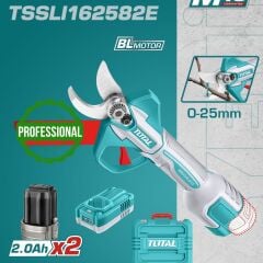 TOTAL Lİ-İON ÇİFT AKÜLÜ BUDAMA MAKASI 16V - TSSLI162582E