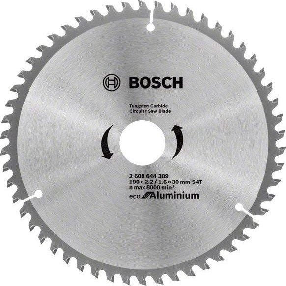 Bosch Alüminyum Daire Testere Optiline 190X30-54