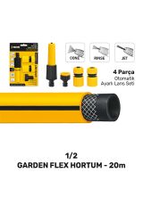 SGS4364 1/2 GARDENFLEX HORTUM 20 MT 4 PCS LANS SETLİ