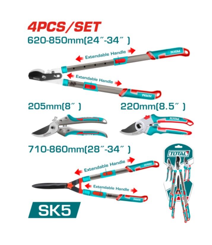 Total Bahçe Seti 4 Lü THT1593401
