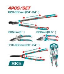 Total Bahçe Seti 4 Lü THT1593401