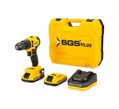 Sgs SGS5532 - 20 Volt 2 Amper 60 NM Tork Akülü Darbeli Matkap Vidalama Seti Çift Akülü