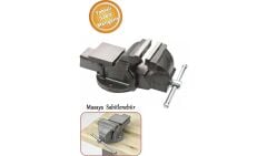CMC6905 Dökme Demir Gövdeli Sabit Tezgah Mengene 8” 200 mm Masaya Sabitlenebilir Mengene