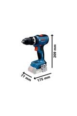 Bosch Profesyonel Gsb 18v-65 Akülü Darbeli Matkap 2x2 Ah Akü
