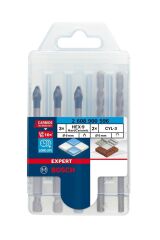 Bosch Expert 3 x HEX9 2 x CYL3 5'li 6 mm Sert Seramik Delme Ucu 2608900596