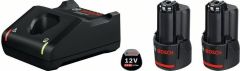 Bosch Gal 12V-40 +2 x Gba 2 Ah Akü ve Şarj Cihazı