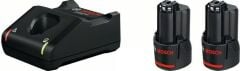 Bosch Gal 12V-40 +2 x Gba 2 Ah Akü ve Şarj Cihazı