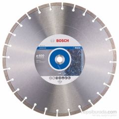 Bosch  - Standard Seri Taş İçin Elmas Kesme Diski - 400 X 20,00+25,40 X 3,2 X 10 Mm