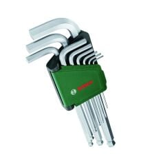 Bosch Top Başlı Uzun Alyan Anahtar Takımı 9 Parça - 1600A02BX9