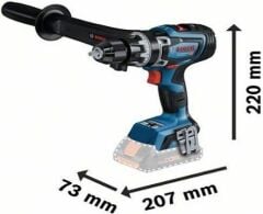 Bosch Professional GSB 18V-150 C Akülü Darbeli Delme Vidalama 2x8 AH - 06019J5105