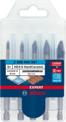 Bosch Expert Hex-9 Hardceramic Delme Ucu Seti 4/5/6/8/10 mm 5 Parça