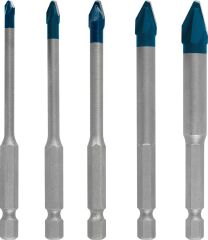 Bosch Expert Hex-9 Hardceramic Delme Ucu Seti 4/5/6/8/10 mm 5 Parça