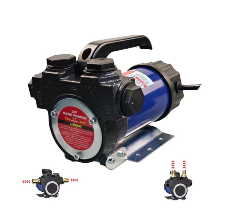 CMC 0882 Çift Giriş Çıkışlı Yakıt Aktarma Pompası 12V - 400W