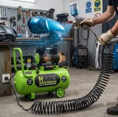 Hais 50 Litre Sessiz Yağsız Hava Kompresörü 1,5 Hp