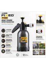 FIXED F1200 Basınçlı Köpük Püskürtücü 2 Litre Araç Yıkama ve İlaçlama Pompası
