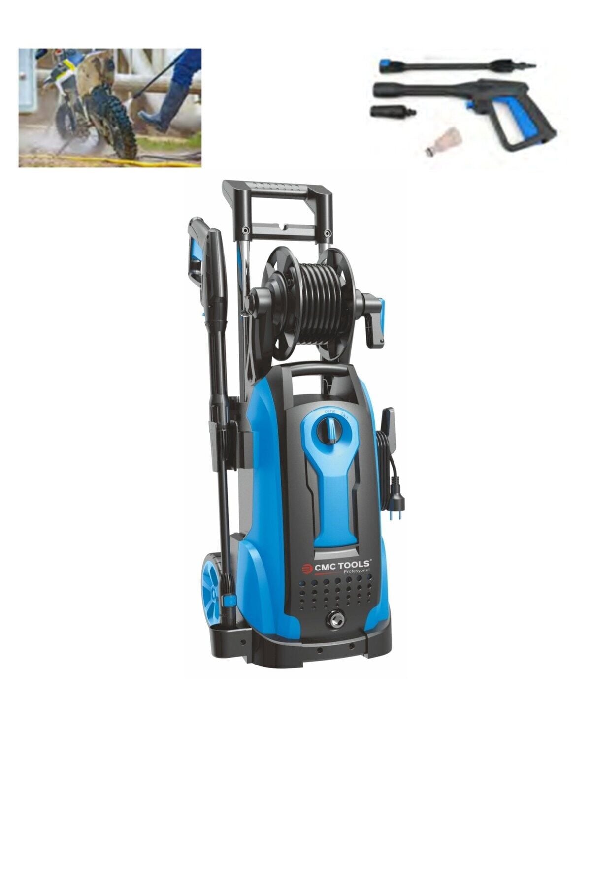 CMC5173 TOOLS 165 BAR YÜKSEK BASINÇLI YIKAMA MAKİNASI,GENEL,ARAÇ,YIKAMA
