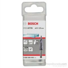 Bosch  - Kademeli Matkap Ucu Hss-Altin - 4 - 12 Mm, 6,0 Mm, 66,5 Mm