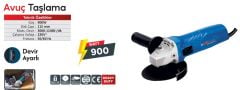 Cmc3900  Devir Ayarlı Avuç Taşlama 115 Mm 900 W